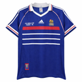 1998 France Home Retro Soccer Jersey