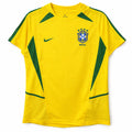 2002 Brazil Home Retro Soccer Jersey