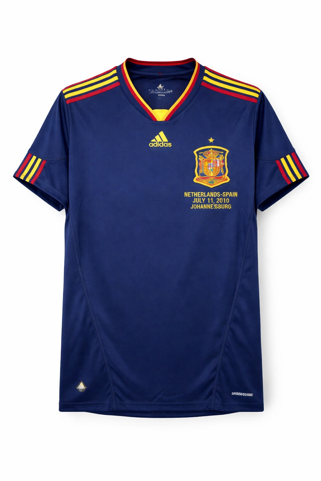 2010 Spain Away Royal Blue Retro Soccer Jersey
