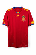 2010 Spain Home Red Retro Soccer Jersey