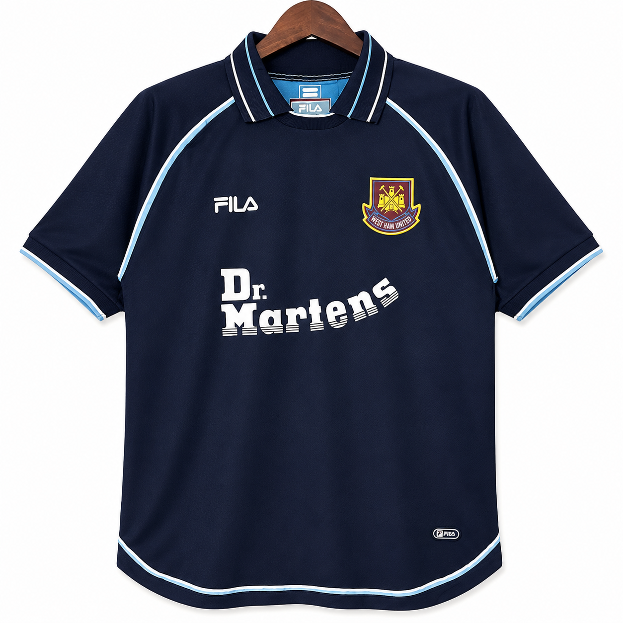 1999 to 2000 Westham Away retro jersey
